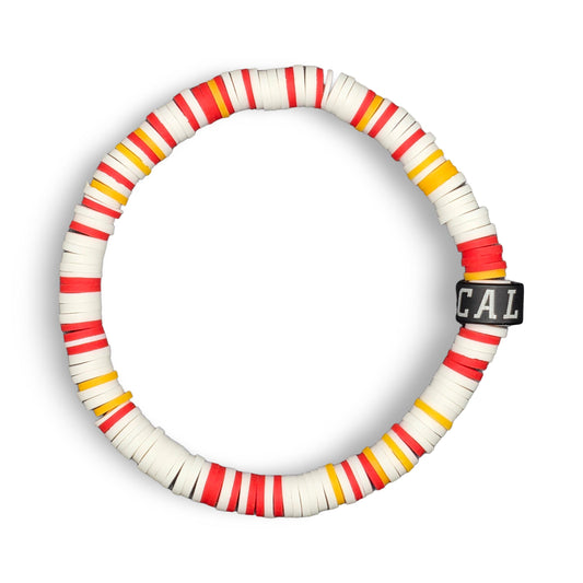 Slay Bands Calgary Hockey Team Color Bracelet – Away Edition – Unisex Game Day Sports Fan Jewelry