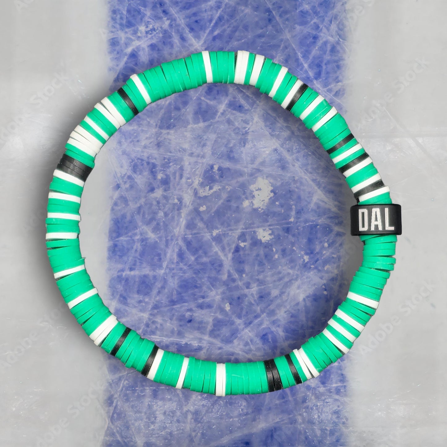 Slay Bands Dallas Hockey Team Color Bracelet – Home Edition – Unisex Game Day Fan Jewelry