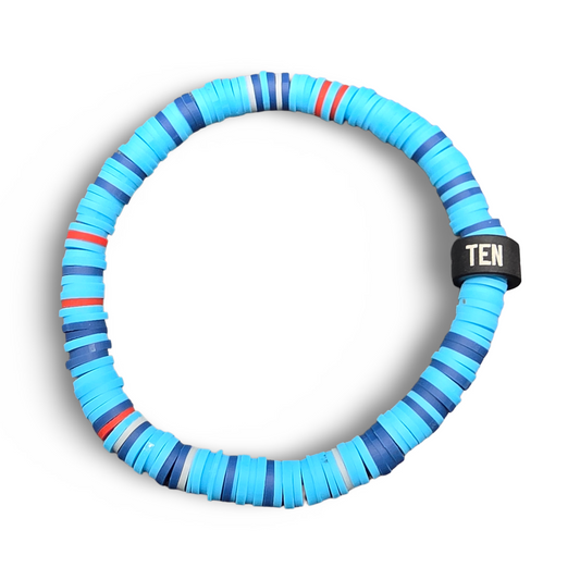 Slay Bands Tennessee Titans Football Team Color Bracelet –  Unisex Game Day Sports Fan Jewelry