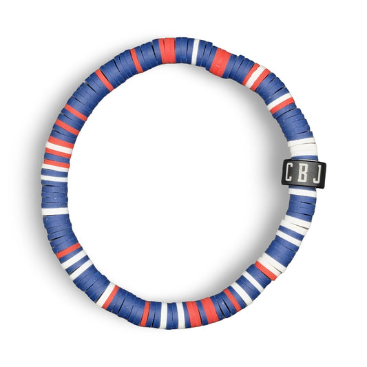 Slay Bands Columbus Hockey Team Color Bracelet – Home Edition – Unisex Game Day Fan Jewelry