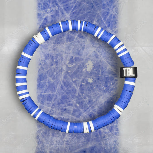 Slay Bands Tampa Bay Hockey Team Color Bracelet – Home Edition – Unisex Game Day Fan Jewelry