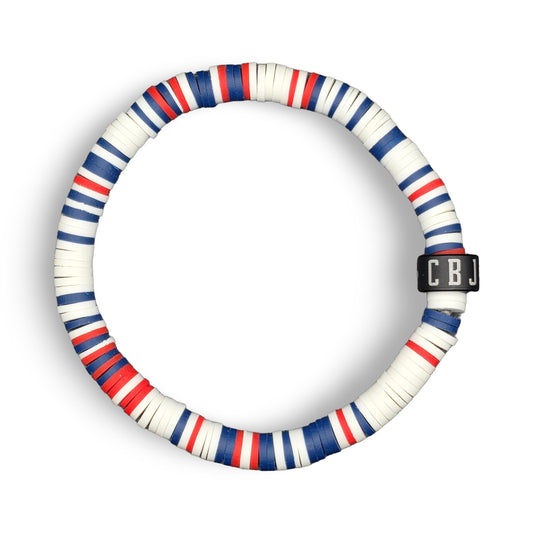 Slay Bands Columbus Hockey Team Color Bracelet – Away Edition – Unisex Game Day Fan Jewelry