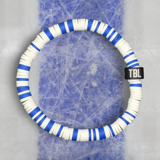 Slay Bands Tampa Bay Hockey Team Color Bracelet – Away Edition – Unisex Game Day Fan Jewelry
