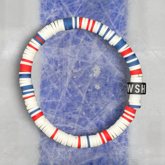 Slay Bands Washington Hockey Team Color Bracelet – Away Edition – Unisex Game Day Fan Jewelry