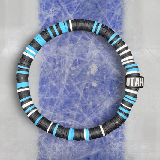 Slay Bands Utah Hockey Team Color Bracelet – Home Edition – Unisex Game Day Sports