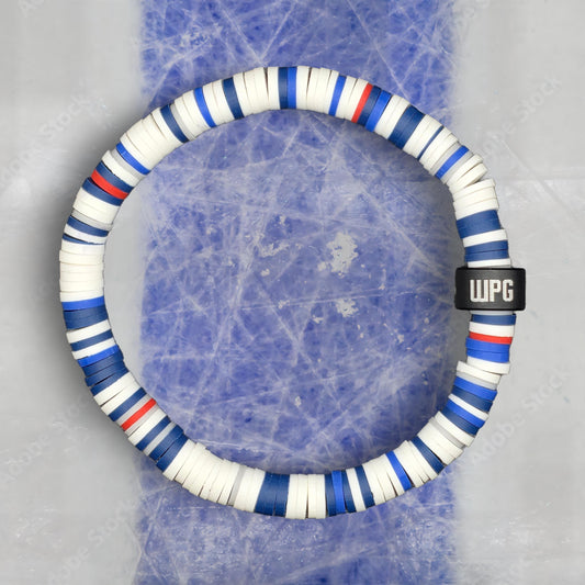 Slay Bands Winnipeg Hockey Team Color Bracelet – Away Edition – Unisex Game Day Fan Jewelry