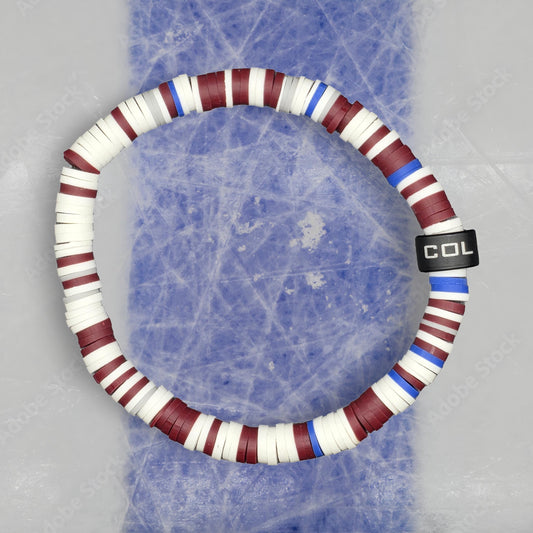 Slay Bands Colorado Hockey Team Color Bracelet – Away Edition –  Unisex Game Day Sports Fan Jewelry