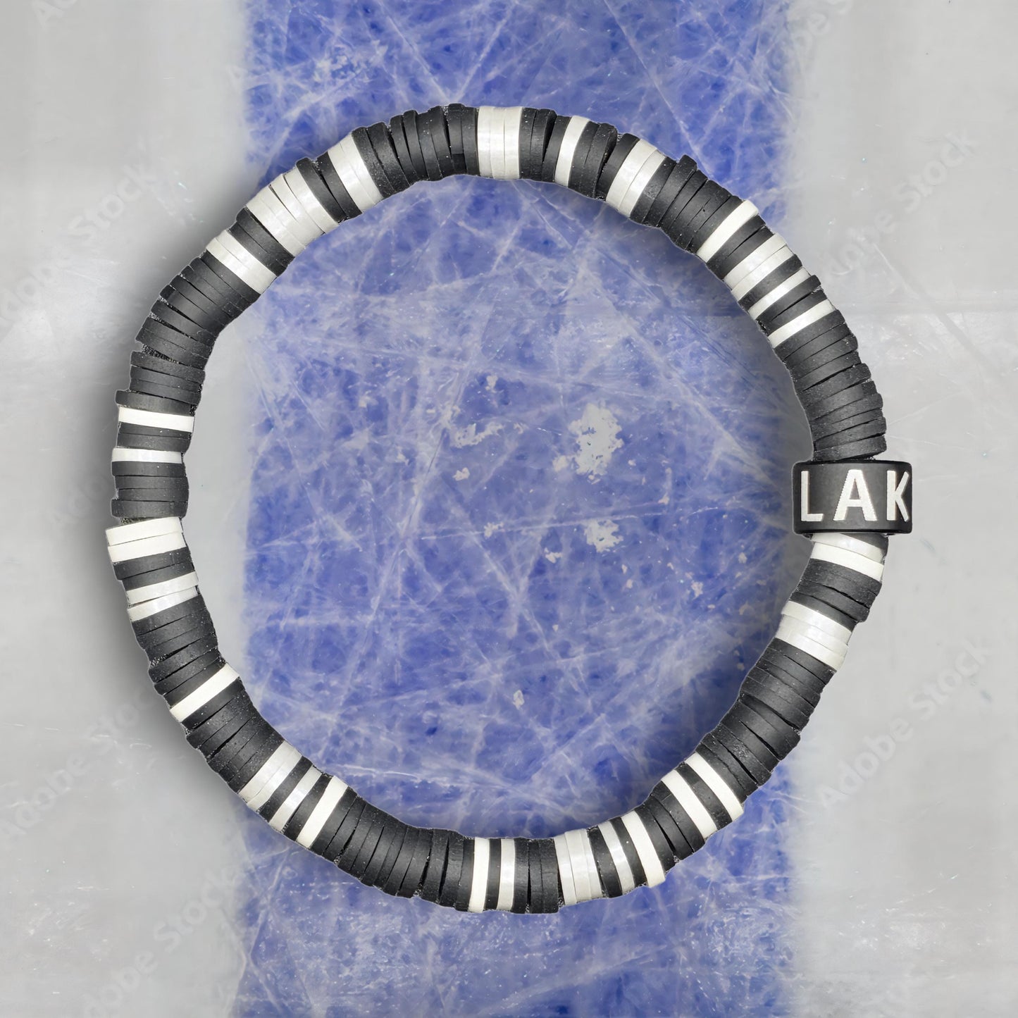 Slay Bands Los Angeles Hockey Team Color Bracelet – Home Edition – Unisex Game Day Fan Jewelry