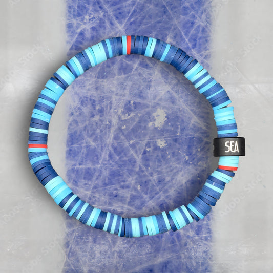 Slay Bands Seattle Hockey Team Color Bracelet – Home Edition – Unisex Game Day Sports