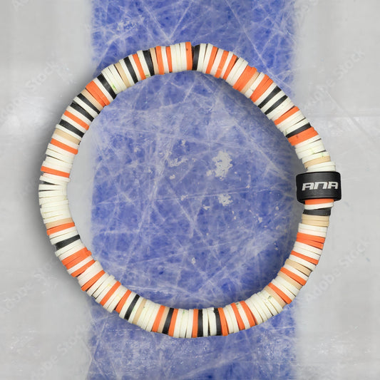 Slay Bands Anaheim Hockey Team Color Bracelet – Away Edition – Unisex Game Day Sports Fan Jewelry
