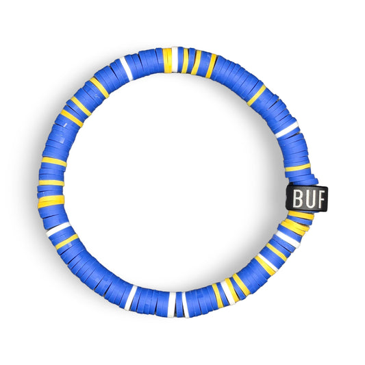 Slay Bands Buffalo Hockey Team Color Bracelet – Home Edition – Unisex Game Day Sports Fan Jewelry