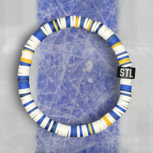 Slay Bands St. Louis Hockey Team Color Bracelet – Away Edition – Unisex Game Day Sports