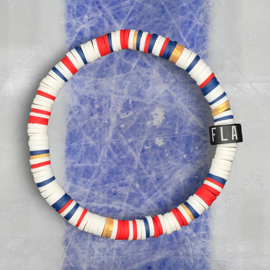 Slay Bands Florida Hockey Team Color Bracelet – Away Edition – Unisex Game Day Fan Jewelry