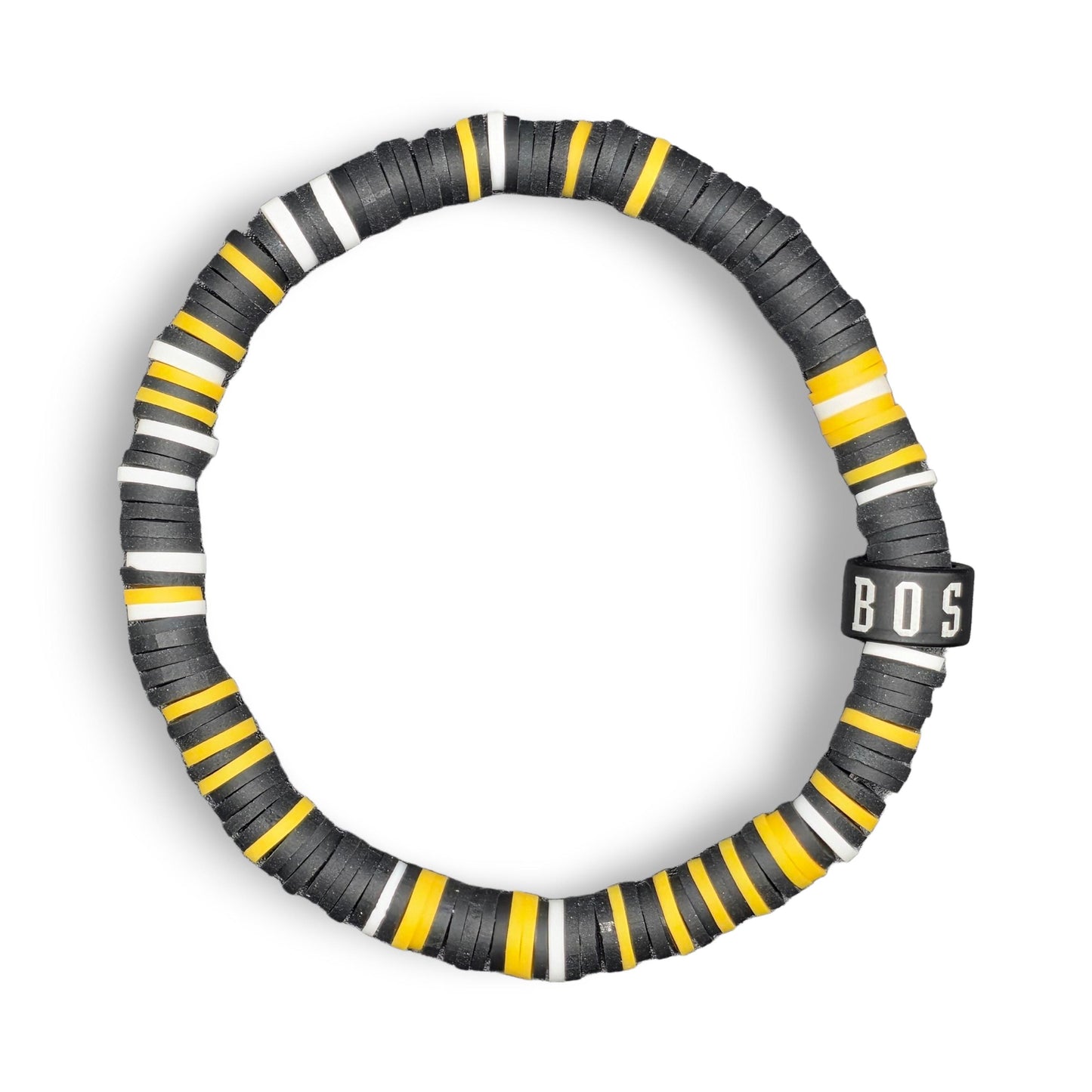 Slay Bands Boston Hockey Team Color Bracelet – Home Edition – Unisex Game Day Sports Fan Jewelry