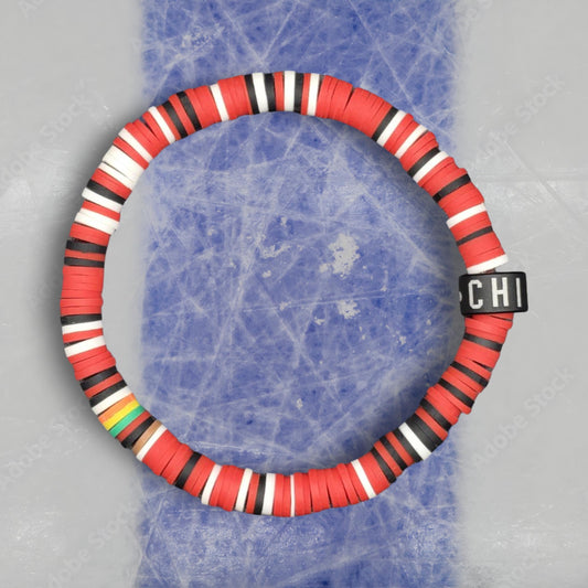 Slay Bands Chicago Hockey Team Color Bracelet – Home Edition –  Unisex Game Day Sports Fan Jewelry