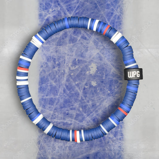 Slay Bands Winnipeg Hockey Team Color Bracelet – Home Edition – Unisex Game Day Fan Jewelry