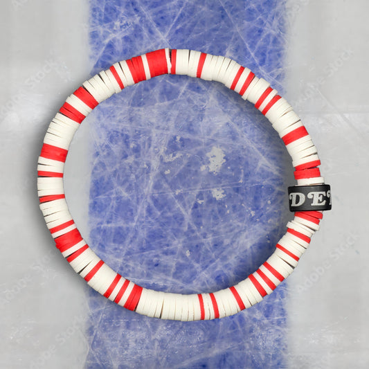 Slay Bands New Jersey Hockey Team Color Bracelet – Away Edition – Unisex Game Day Sports Fan Jewelry