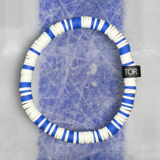 Slay Bands Toronto Hockey Team Color Bracelet – Away Edition – Unisex Game Day Fan Jewelry
